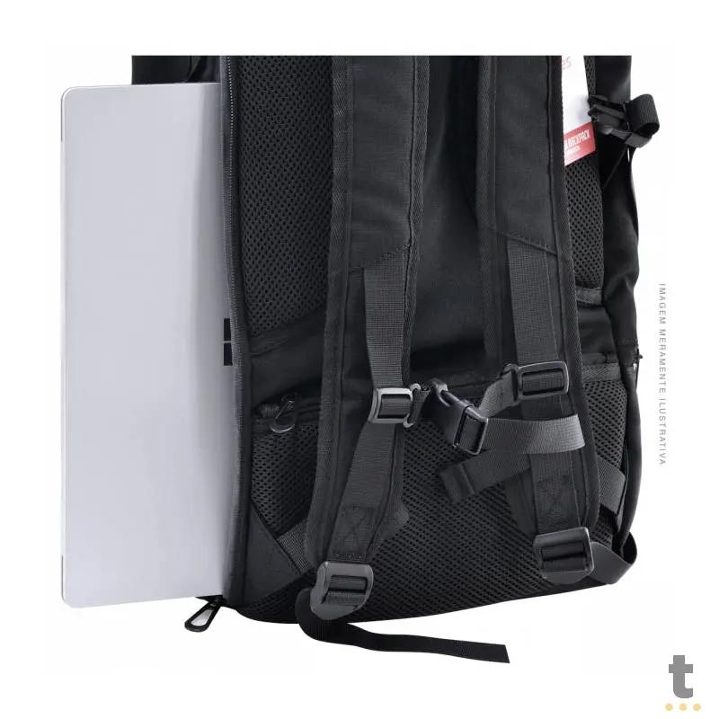 Mochila para Notebook 15.6 PCYes Traveltech Preta - 32088 Truedata