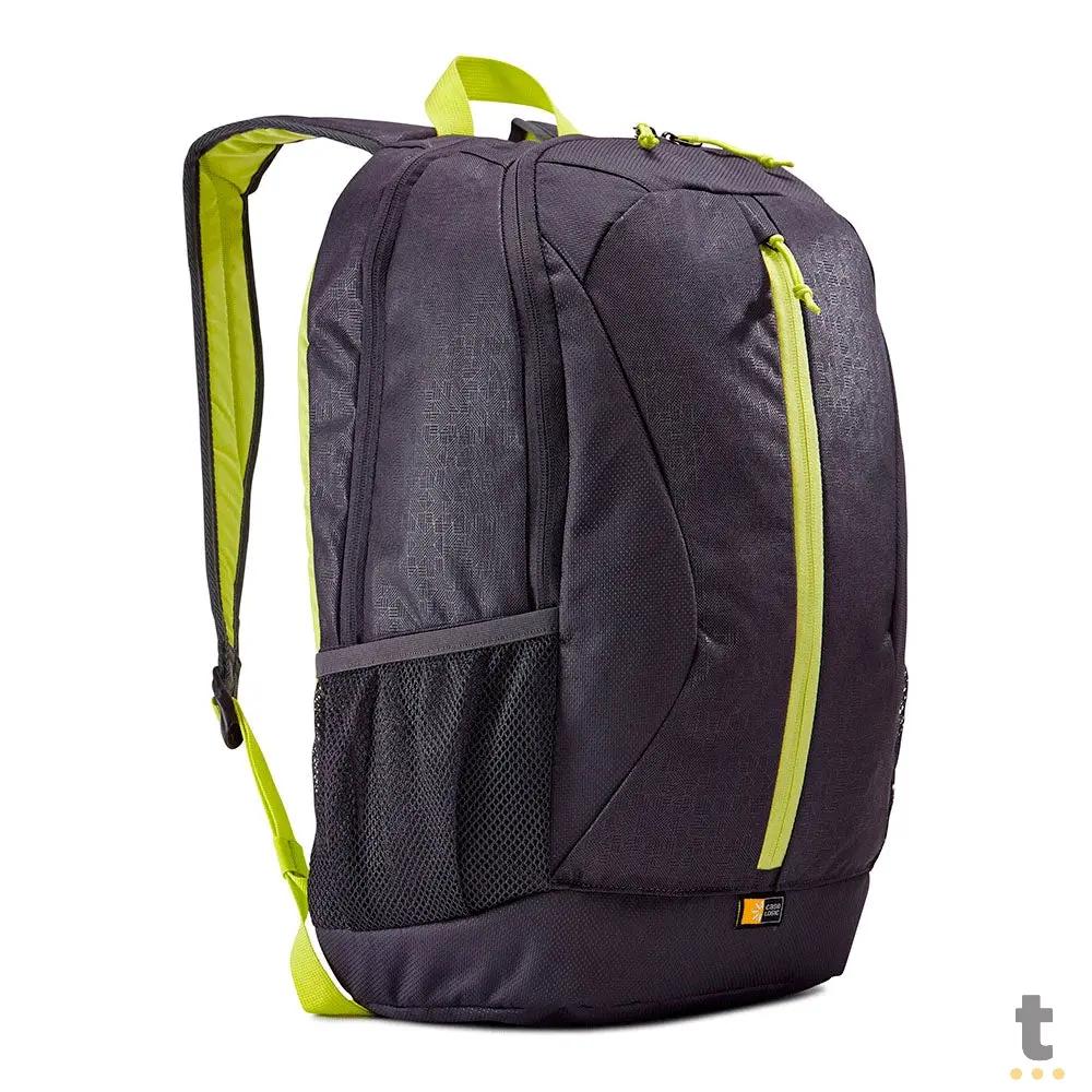 Mochila para Notebook 15.6" Ibira Case Logic Preta e Verde - 582299 Truedata
