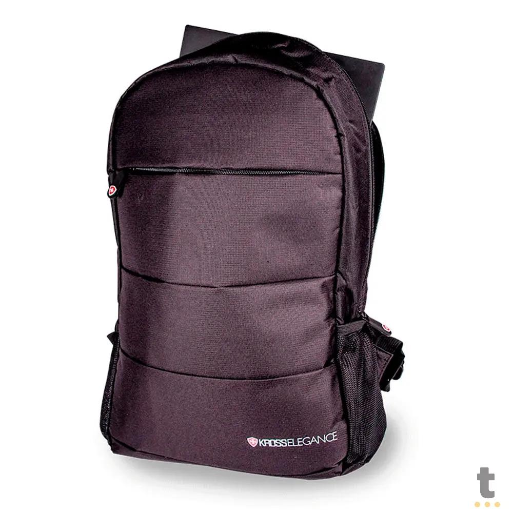 Mochila para Notebook 15.6" Kross Elegance Casual Preta - KE-BPL10 Truedata