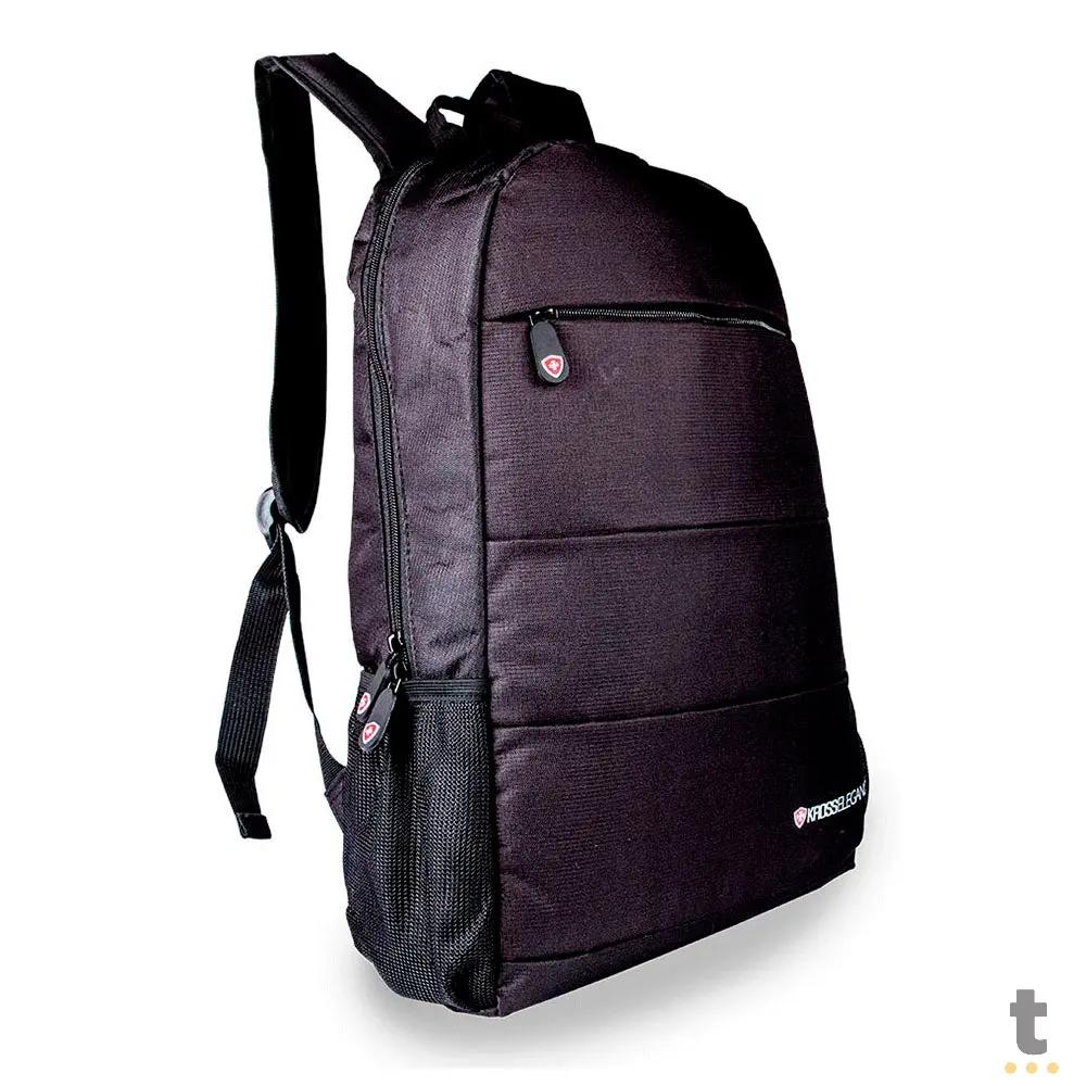 Mochila para Notebook 15.6" Kross Elegance Casual Preta - KE-BPL10 Truedata