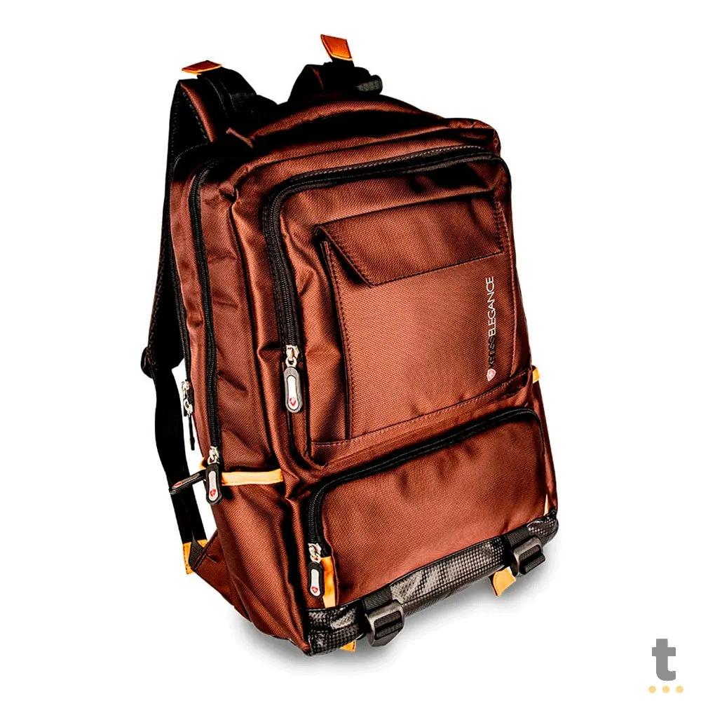 Mochila para Notebook 15.6" Kross Elegance Comfort Marrom - KE-BPM20 Truedata