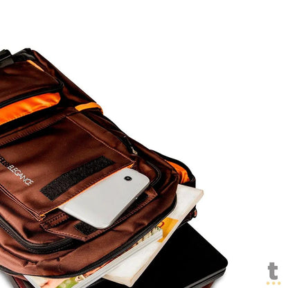 Mochila para Notebook 15.6" Kross Elegance Comfort Marrom - KE-BPM20 Truedata