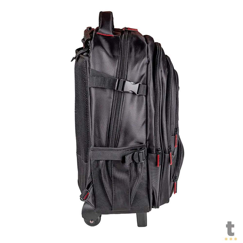 Mochila para Notebook 19" Kross Elegance Roller Com Rodinhas Preto - KE-BPR100 Truedata