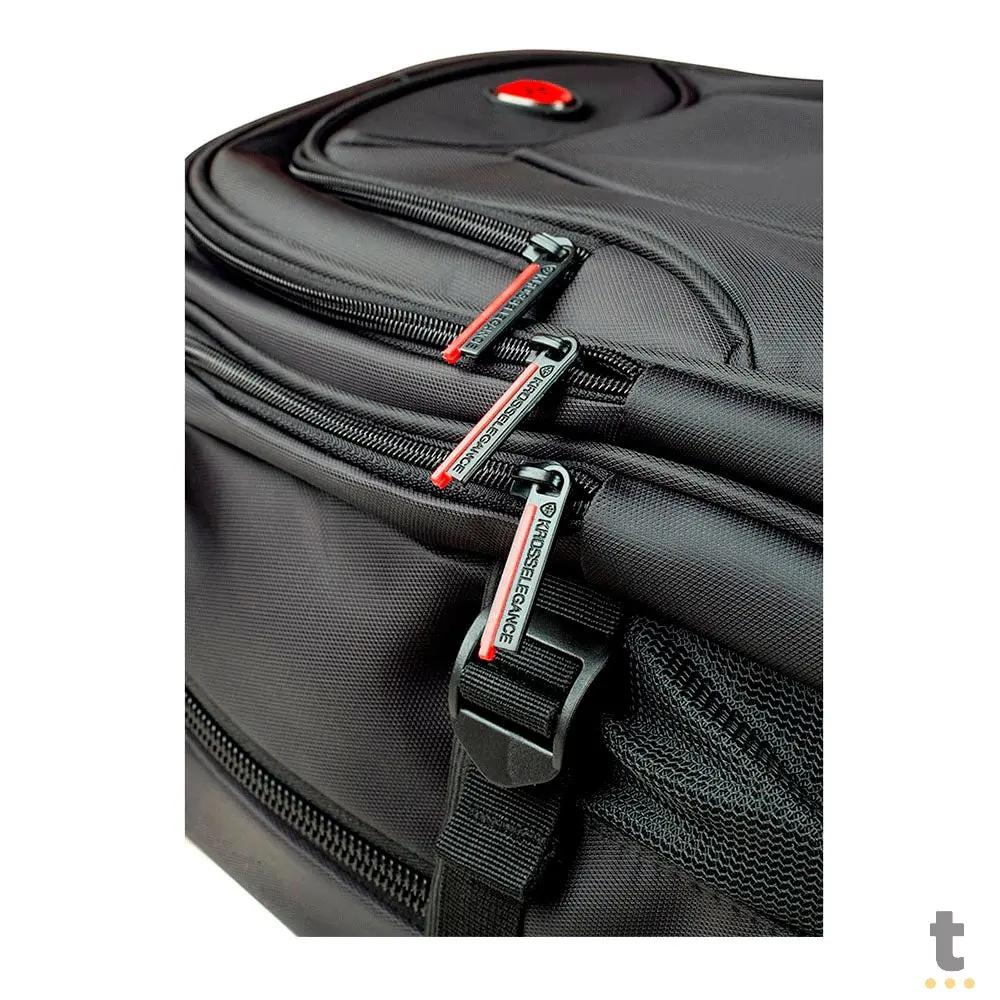 Mochila para Notebook 19" Kross Elegance Roller Com Rodinhas Preto - KE-BPR100 Truedata