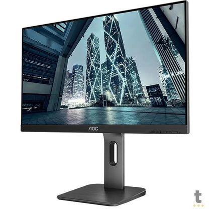Monitor Corporativo Led 23.8 Pols Aoc 24p1u Hdmi Vga - Ajuste De Altura E Rotacao Truedata