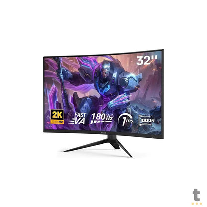 Monitor Gamer Curvo Led 31.5 Pols Redragon Hrothgar 2560x1440p HDMI Displayport 180Hz 1ms - GMQ3225RVC Truedata