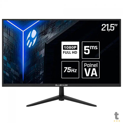 Monitor Gamer Led 21.5 Pols Bluecase 1920 x 1080 Hdmi VGA 75Hz - BM22FFH1GW Truedata