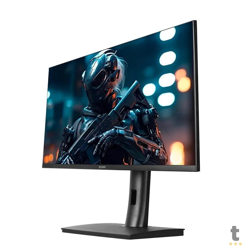 Monitor Gamer Led 24 Pols PCYes O-Creed Full HD 165Hz 1Ms Hdmi Displayport C/ Ajuste de Altura e Rotação - PMG238FD165AA Truedata
