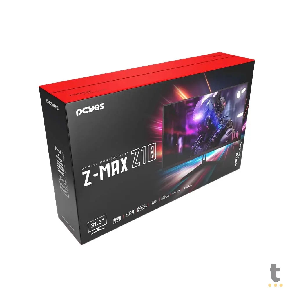 Monitor Gamer Led 31,5 Pols PCYes Z-Max Z10 Full HD 240Hz 1ms 2x Hdmi 2x Displayport - PMG320FD240 Truedata