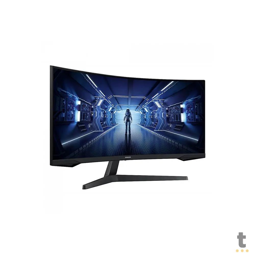 Monitor Gamer Led 34 Pols Samsung Odyssey G5 Ultrawide QHD 165Hz Hdmi/Displayport - LC34G55TWWLMZD Truedata