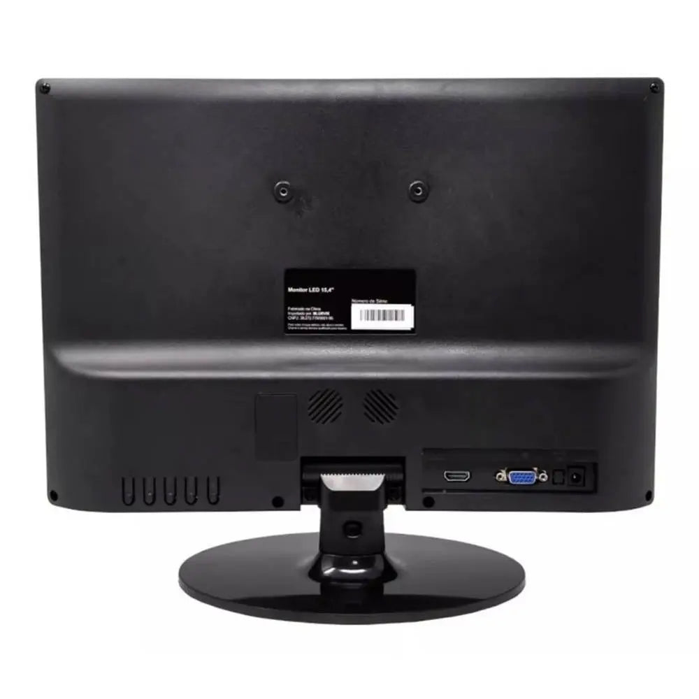Monitor Led 15.4 Pols Bluecase HDMI Vga 60Hz 16:9 WXGA - BM154K4HVW Truedata