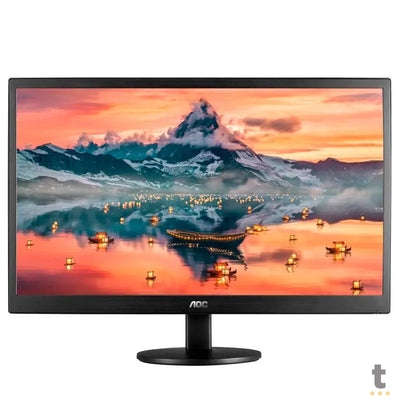 Monitor Led 18.5 Pols Aoc 1366 X 768 60hz Hdmi Vga -  E970swhnl