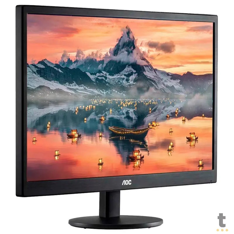 Monitor Led 18.5 Pols Aoc 1366 X 768 60hz Hdmi Vga -  E970swhnl Truedata