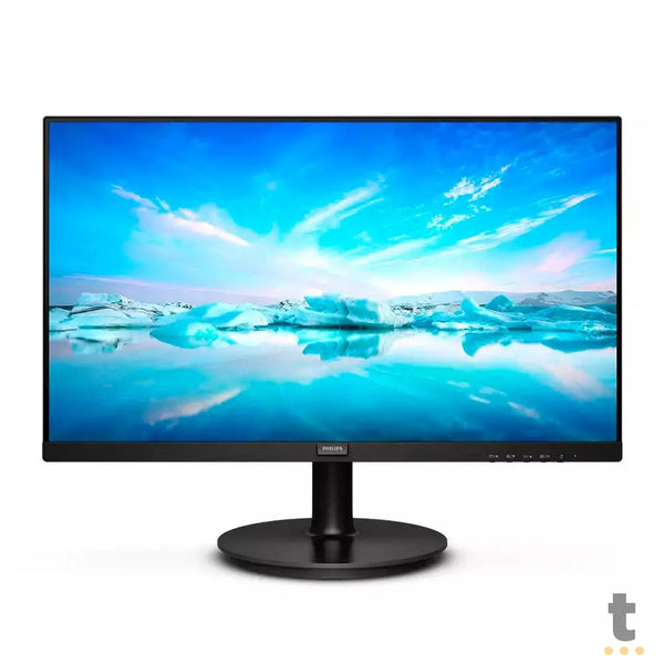 Monitor Led 21.5 Pols Philips 1920 x 1080 Full Hd Hdmi Vga C/ Saída de Áudio Preto - 221V8L