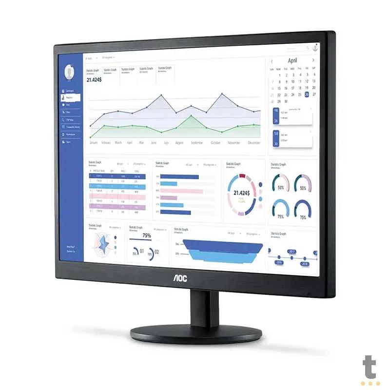 Monitor Led 23.6 Pols Aoc Vga Hdmi 1920 x 1080 Preto - M2470SWH2 Truedata