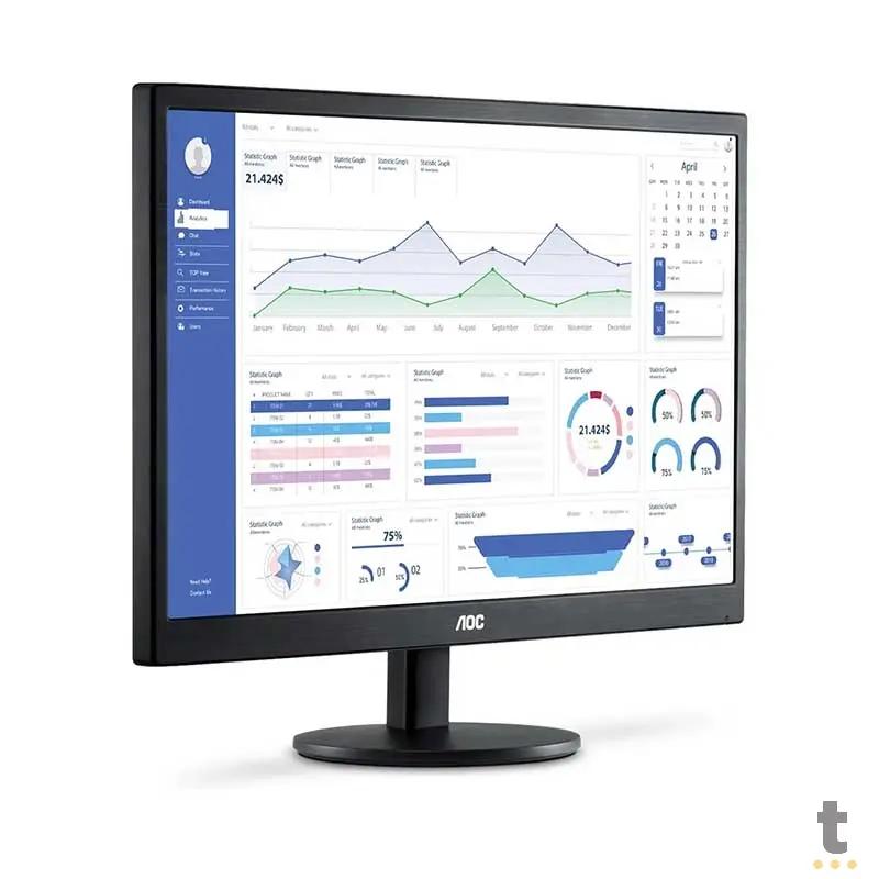 Monitor Led 23.6 Pols Aoc Vga Hdmi 1920 x 1080 Preto - M2470SWH2 Truedata