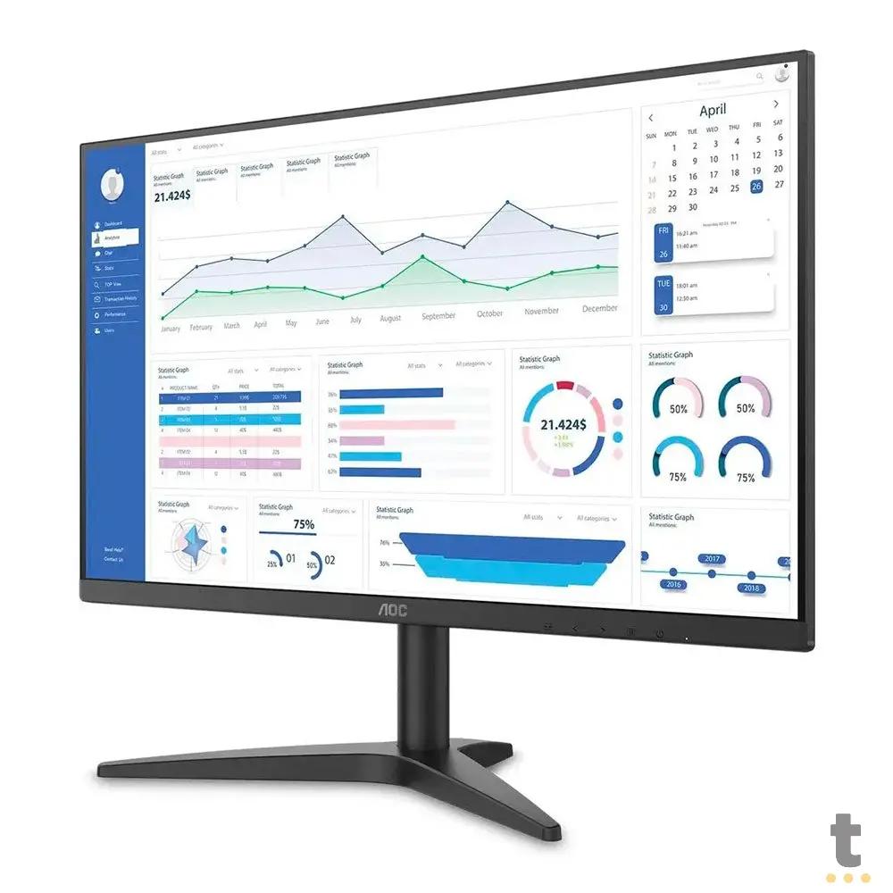 Monitor Led 27 Pols Aoc 27B1HM 1920 X 1080 75Hz Fhd Hdmi Vga Truedata