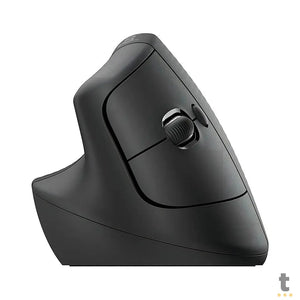 Mouse Ergonomico Sem Fio Logitech Lift Left (P/ Canhotos) Vertical Usb Grafite Wireless / Bluetooth - 910-006467