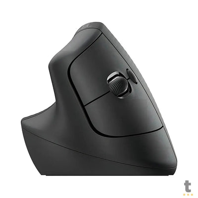 Mouse Ergonomico Sem Fio Logitech Lift Left (P/ Canhotos) Vertical Usb Grafite Wireless / Bluetooth - 910-006467