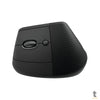 Mouse Ergonomico Sem Fio Logitech Lift Left (P/ Canhotos) Vertical Usb Grafite Wireless / Bluetooth - 910-006467 Truedata