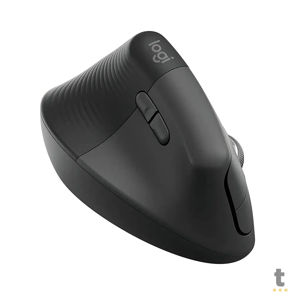 Mouse Ergonomico Sem Fio Logitech Lift Left (P/ Canhotos) Vertical Usb Grafite Wireless / Bluetooth - 910-006467 Truedata