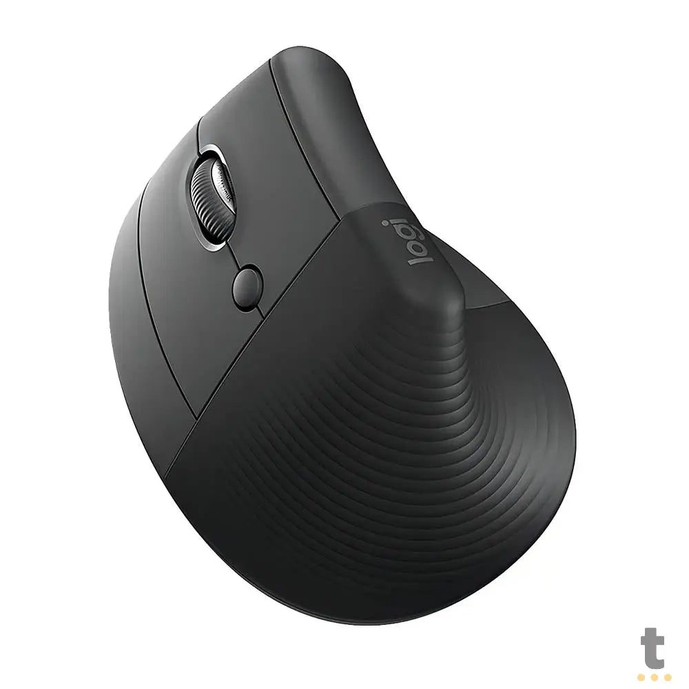 Mouse Ergonomico Sem Fio Logitech Lift Left (P/ Canhotos) Vertical Usb Grafite Wireless / Bluetooth - 910-006467 Truedata