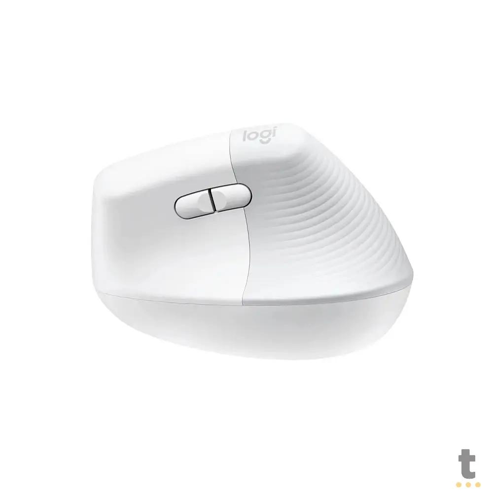 Mouse Ergonomico Sem Fio Logitech Lift Vertical Usb Branco Wireless / Bluetooth - 910-006469 Truedata