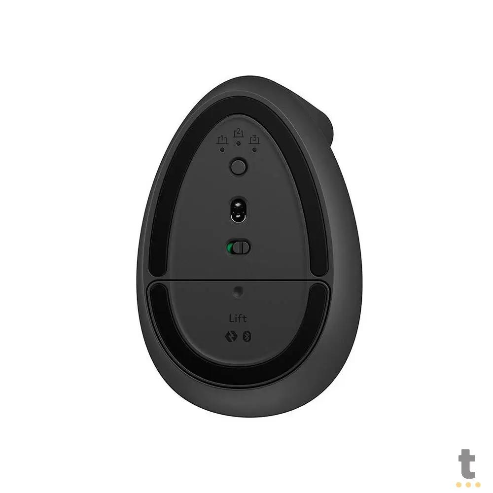 Mouse Ergonomico Sem Fio Logitech Lift Vertical Usb Preto Wireless / Bluetooth - 910-006466 Truedata