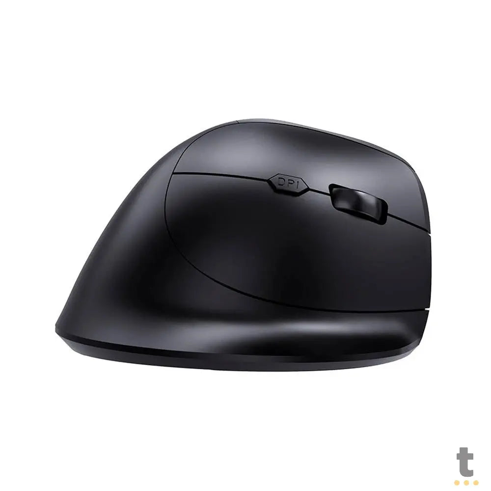 Mouse Ergonomico Sem Fio Recarregavel Fortrek MERG15 Vertical USB Preto - 85748 Truedata
