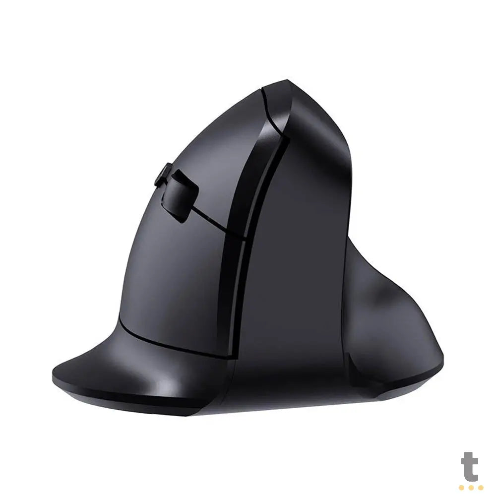 Mouse Ergonomico Sem Fio Recarregavel Fortrek MERG15 Vertical USB Preto - 85748 Truedata