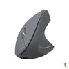 Mouse Ergonomico Sem Fio Recarregavel Vinik Power Fit Pm300 Vertical USB Cinza - CP265457 Truedata