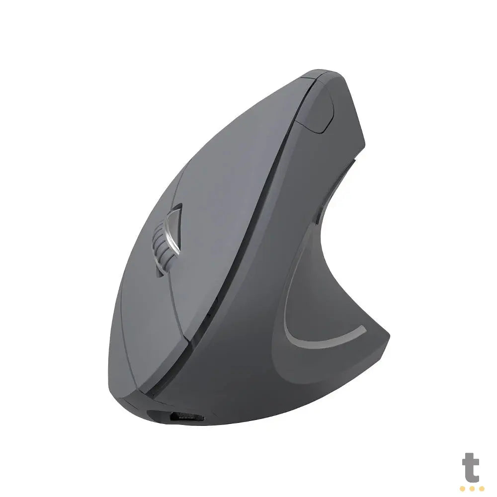 Mouse Ergonomico Sem Fio Recarregavel Vinik Power Fit Pm300 Vertical USB Cinza - CP265457 Truedata