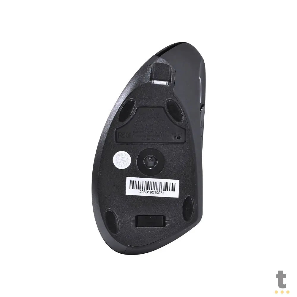 Mouse Ergonomico Sem Fio Recarregavel Vinik Power Fit Pm300 Vertical USB Preto - CP32536 Truedata