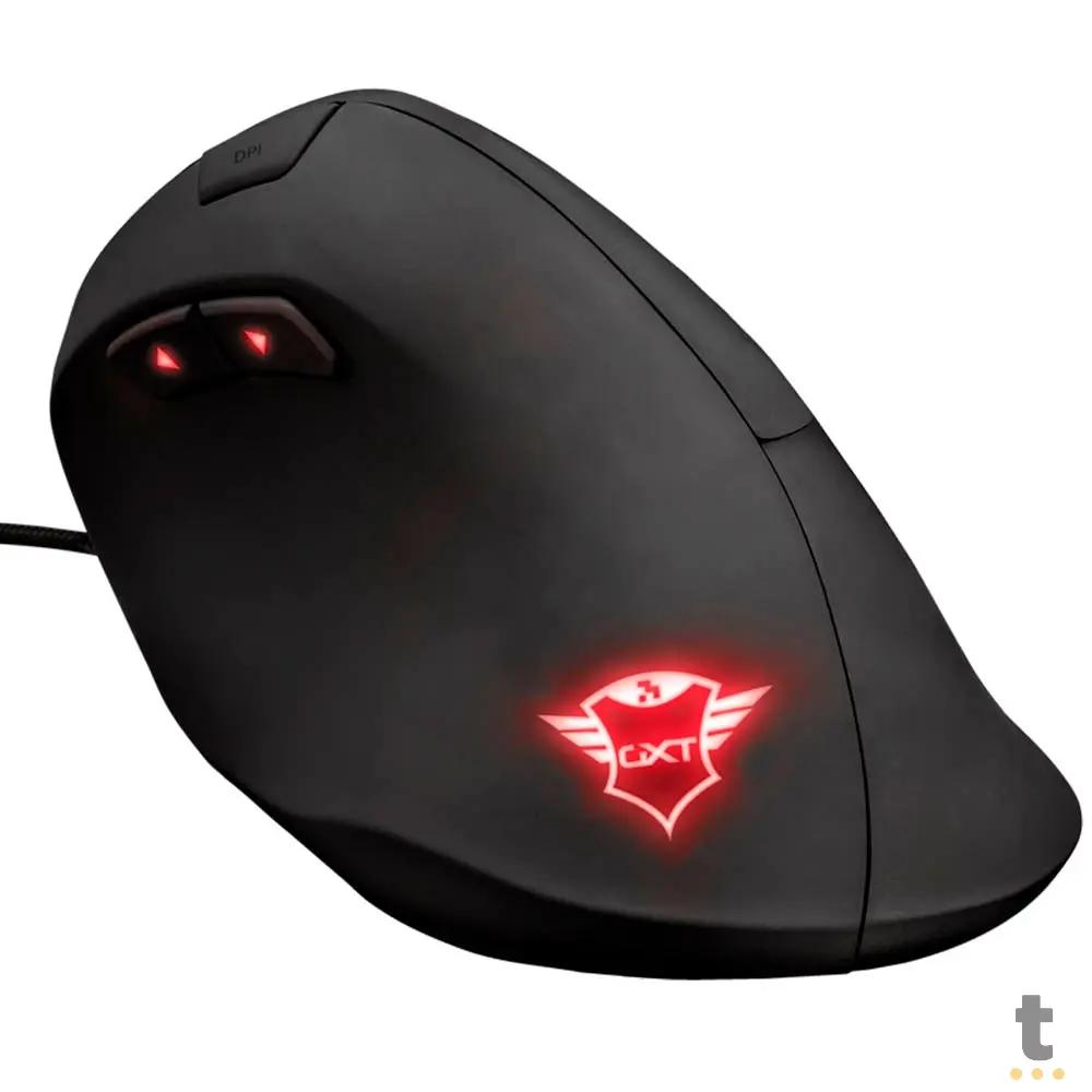 Mouse Ergonomico Usb Trust GTX144 REXX Rgb 10000dpi Preto - 22991 Truedata