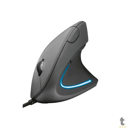 Mouse Ergonomico Usb Trust Verto Vertical 4200dpi Preto Led Azul - 13825 Truedata