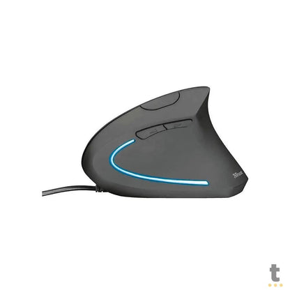 Mouse Ergonomico Usb Trust Verto Vertical 4200dpi Preto Led Azul - 13825 Truedata