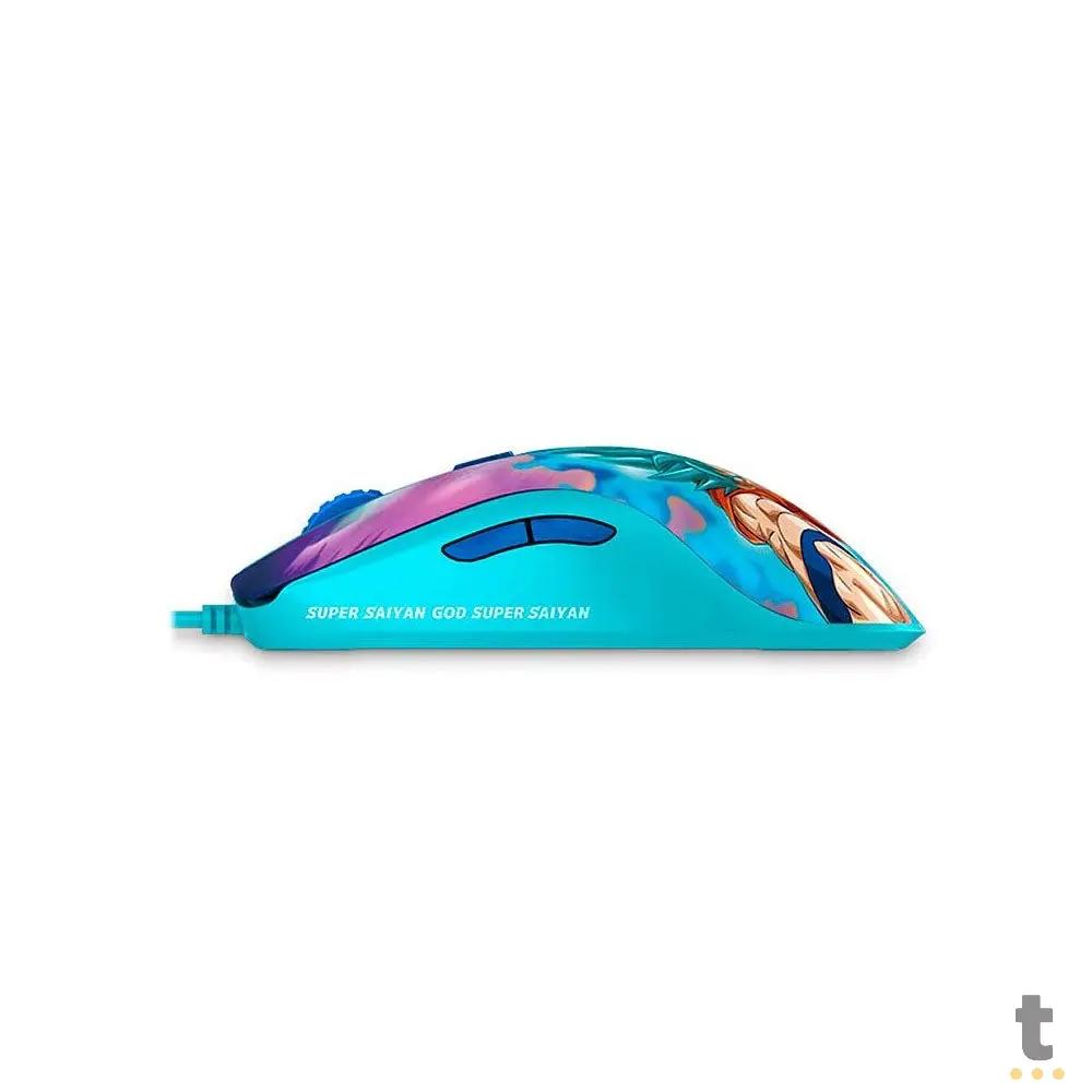Mouse Gamer Akko Dragon Ball Super Saiyajin Blue 6 Botoes 12400dpi Truedata