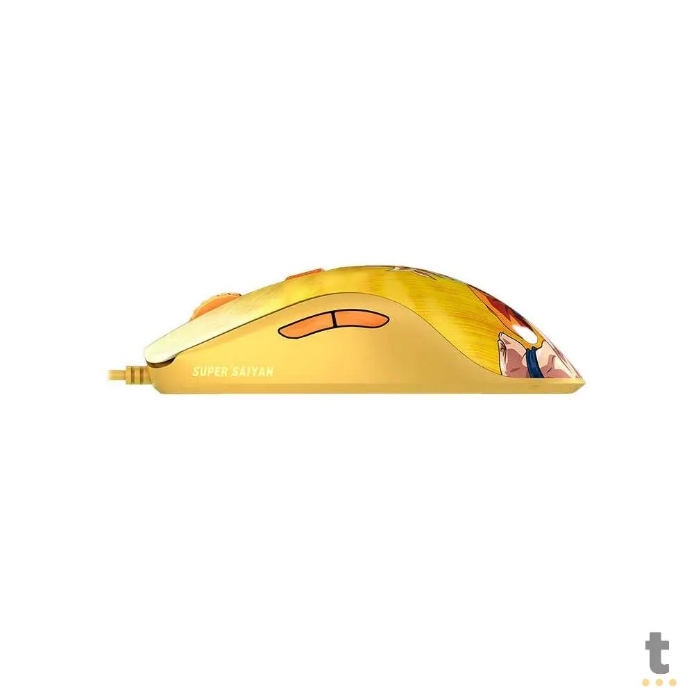 Mouse Gamer Akko Dragon Ball Super Saiyajin Gold 6 Botoes 12400dpi Truedata