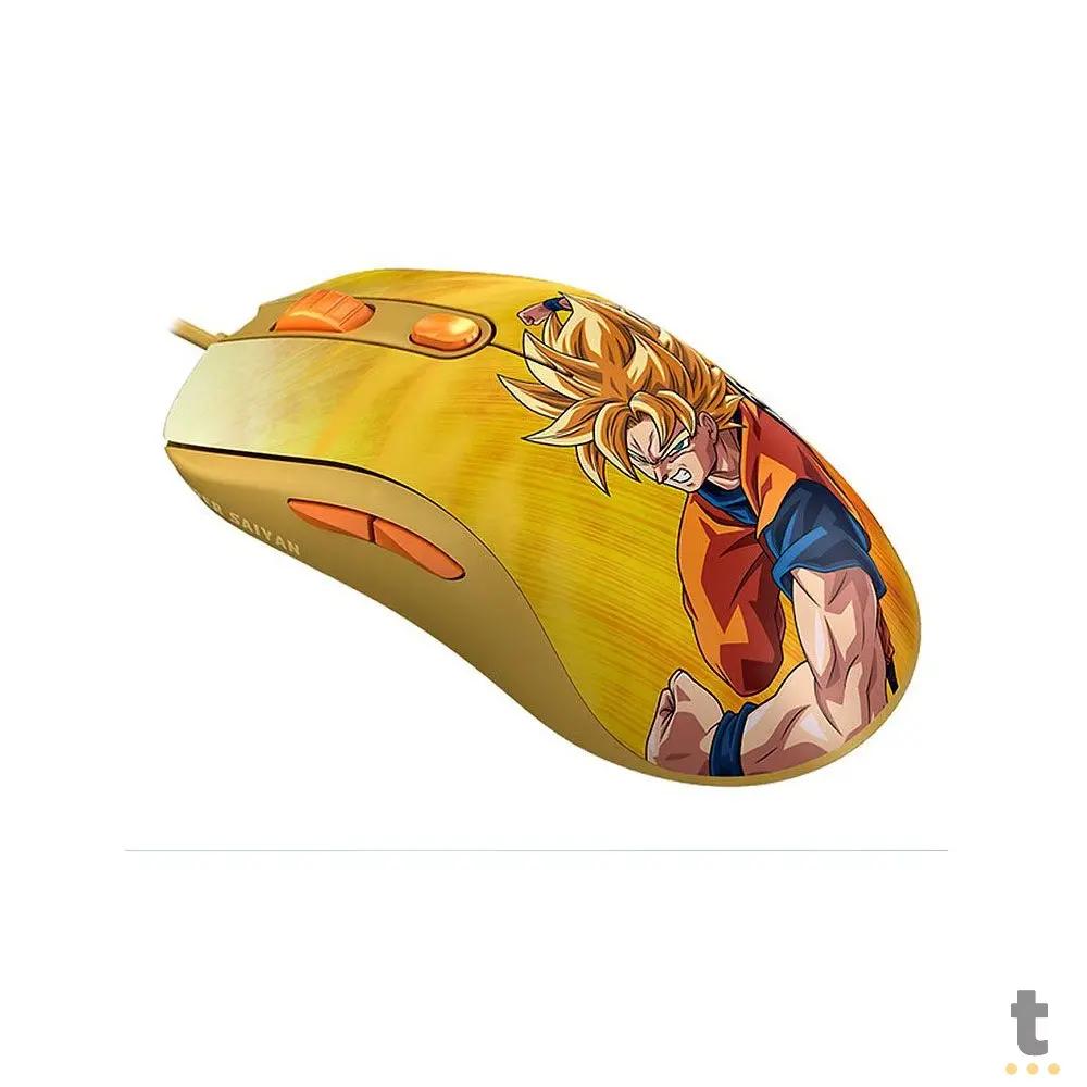 Mouse Gamer Akko Dragon Ball Super Saiyajin Gold 6 Botoes 12400dpi Truedata