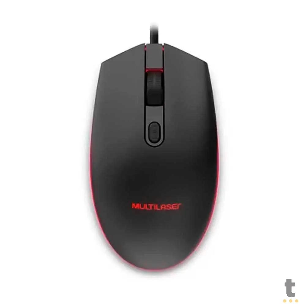 Mouse Gamer Multilaser 2400DPI 7 Cores LED - MO298 Truedata