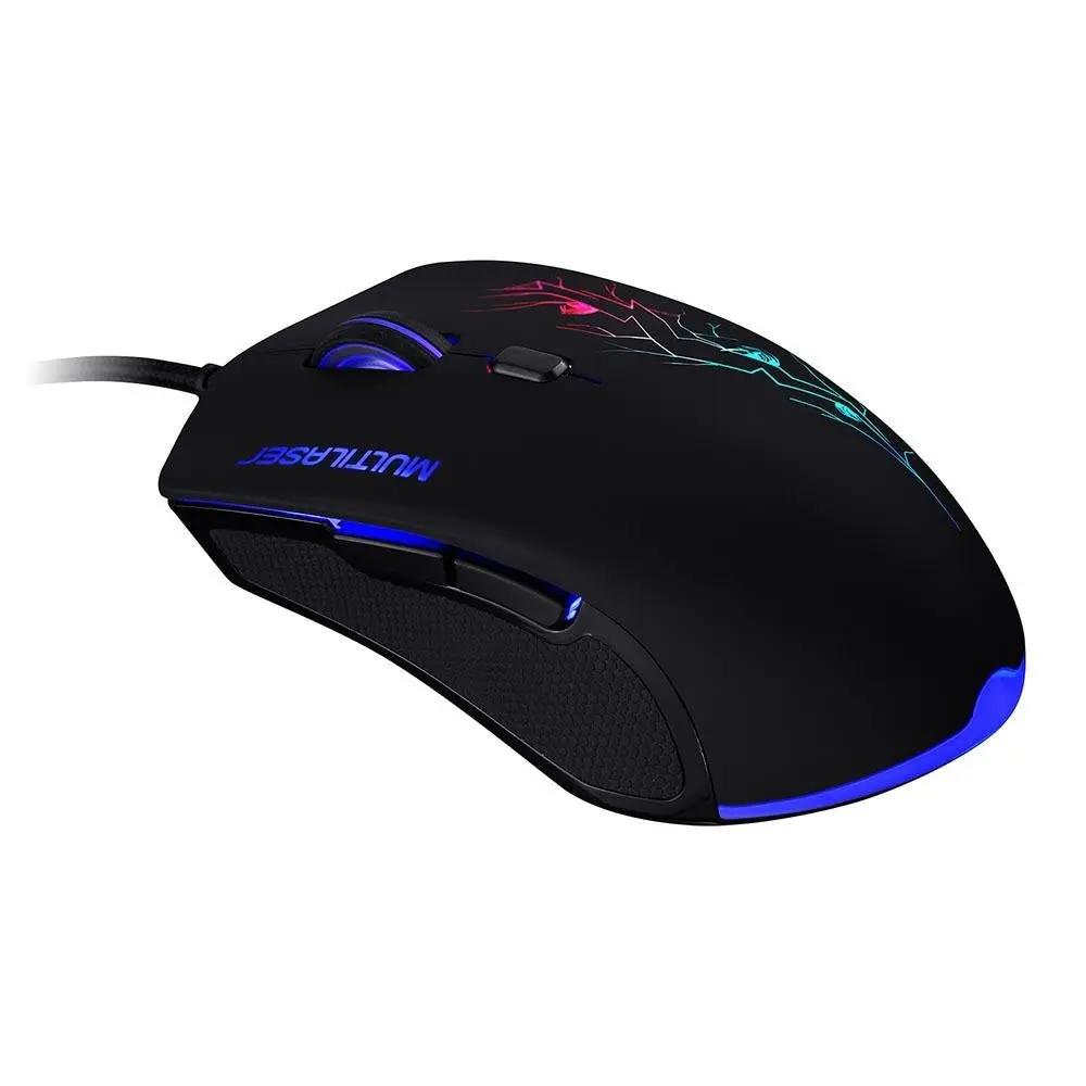 Mouse Gamer Multilaser 3200DPI 7 Cores LED - MO276 Truedata