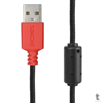 Mouse Gamer PCYes Gaius 6 Botoes 12400dpi RGB Preto - PMGGBV Truedata