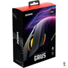 Mouse Gamer PCYes Gaius 6 Botoes 12400dpi RGB Preto - PMGGBV Truedata