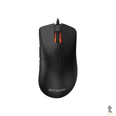 Mouse Gamer PCYes Hydrus Black Vulcan 6 Botões 12400dpi RGB - PMGHBV