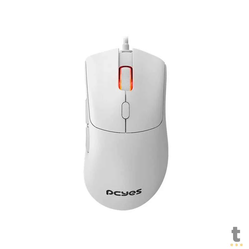 Mouse Gamer PCYes Hydrus White Ghost 6 Botões 12400dpi RGB Branco - PMGHWG Truedata