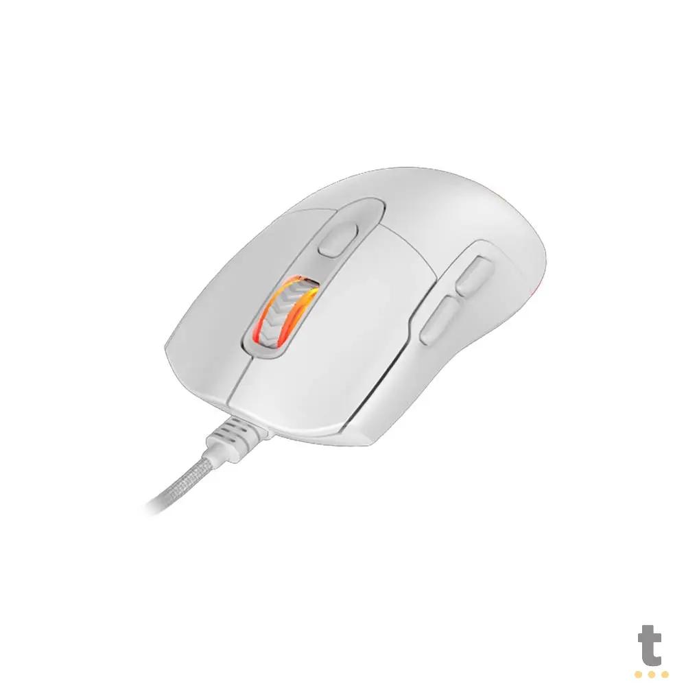 Mouse Gamer PCYes Malus White Ghost 6 Botões 12400dpi RGB - PMGMWG Truedata