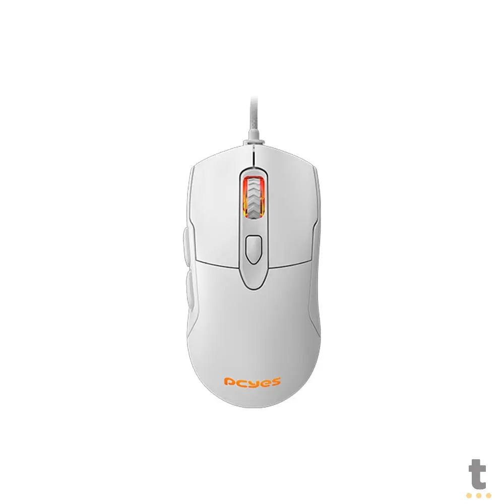 Mouse Gamer PCYes Malus White Ghost 6 Botões 12400dpi RGB - PMGMWG Truedata
