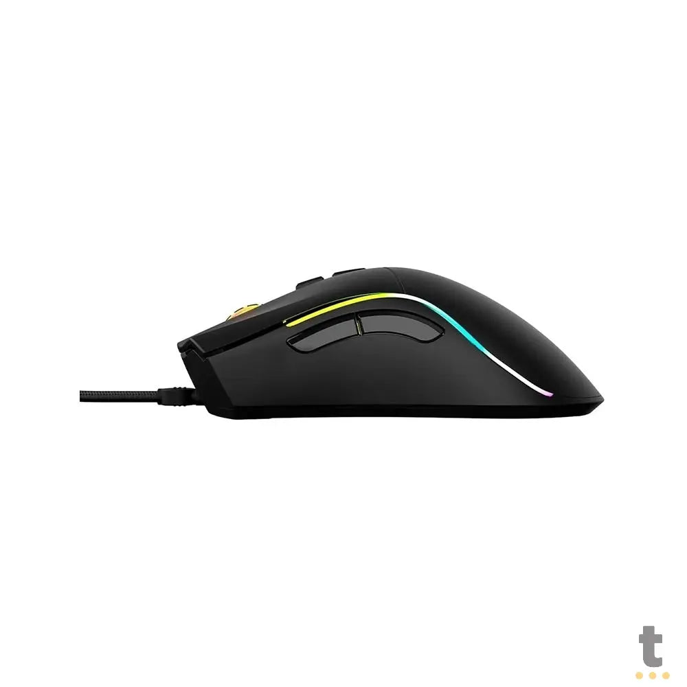 Mouse Gamer PCYes Valus 8 Botoes 12400Dpi RGB Preto - PMGVLBV Truedata