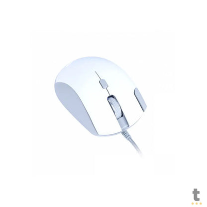 Mouse Gamer PCYes Zyron 7 Botoes 12800dpi RGB Branco - PMGZRGBW Truedata