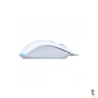 Mouse Gamer PCYes Zyron 7 Botoes 12800dpi RGB Branco - PMGZRGBW Truedata
